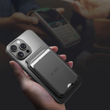 Tech-Protect MagWallet stovas MagSafe universalus dėklas - juodas