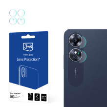 3mk Lens Protection™ hibridinės kameros stiklas, skirtas Oppo A17