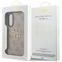 „Guess Big 4G Logo Classic“ dėklas, skirtas „Samsung Galaxy S25 Edge“ – rožinis