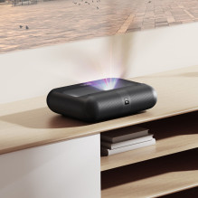 „Yaber K300s“ multimedijos lazerinis RGB „FullHD 1080p“ projektorius su JBL garsiakalbiais – juodas