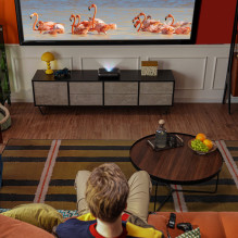 Yaber K300s Multimedia Laser RGB FullHD 1080p Projector with JBL Speakers - Black