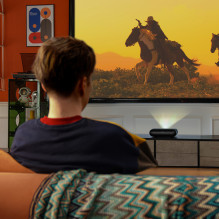 „Yaber K300s“ multimedijos lazerinis RGB „FullHD 1080p“ projektorius su JBL garsiakalbiais – juodas