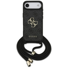 „Guess 4G Big Logo“ laido formos per petį dėklas, skirtas „iPhone Air“ – juodas