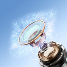 Joyroom JR-D8 Bluetooth belaidės ausinės su galvos juostele – juodos