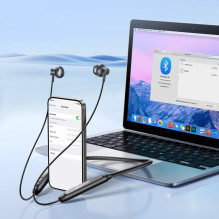 Joyroom JR-D8 Bluetooth belaidės ausinės su galvos juostele – juodos