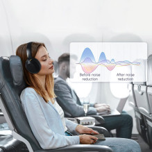 „Dudao X22 Max“ belaidės „Bluetooth“ ausinės su ANC – juodos