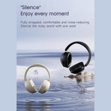 Dudao X22 Max Wireless On-Ear Bluetooth Headphones with ANC - Beige