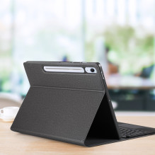 „Etui z klawiaturą Dux Ducis“ (TK serija) ir „Samsung Tab S10 FE+“ (Plus) – czarne