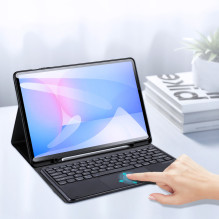 „Etui z klawiaturą Dux Ducis“ (TK serija) ir „Samsung Tab S10 FE+“ (Plus) – czarne