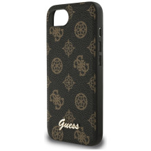 „Guess Peony Script“ logotipas „MagSafe iPhone 16e“ dėklas, juodas