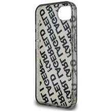 Karl Lagerfeld IML Repeat Logo case for iPhone 16e - silver