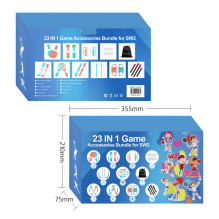 „Nintendo Switch 23-in-1“ šeimos priedų rinkinys 2 – oranžinis ir mėlynas rinkinys