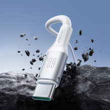Joyroom S-A28 Flash Series 60W USB-C - USB-C Cable 2m - White Joyroom S-A28 Flash Series 60W USB-C - USB-C Cable 2m - White