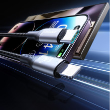 „Joyroom S-A28 Flash“ serijos 30 W USB-C – „Lightning“ laidas 1 m – juodas