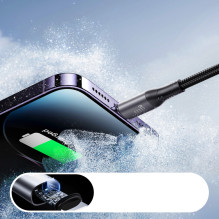 „Joyroom S-A28 Flash“ serijos 30 W USB-C – „Lightning“ laidas 1 m – juodas