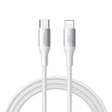„Joyroom S-A28 Flash Series“ 30 W USB-C į „Lightning“ laidas, 1 m, baltas „Joyroom S-A28 Flash Series“ 30 W USB-C į „Lightning“ laidas, 1 m, baltas