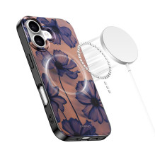 Tech-Protect Lamano MagSafe case for iPhone 17 - brown-purple