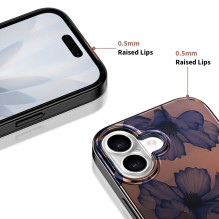 Tech-Protect Lamano MagSafe case for iPhone 17 - brown-purple