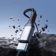 „Joyroom S-A28 Flash“ serijos 3A USB-A - USB-C laidas, 2 m, juodas