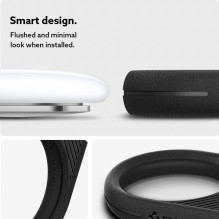 „Spigen Vault“ dėklas, skirtas „Apple AirTag“ – matinės juodos spalvos