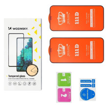 „Wozinsky Full Glue“ grūdintas stiklas, skirtas „Xiaomi Redmi 14C 5G“, 2 vnt. pakuotėje