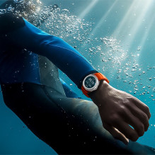 „Spigen WBS2“ dirželis, skirtas „Samsung Galaxy Watch 40 / 44 / 46 mm“ – oranžinis