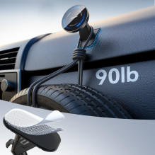 „Joyroom JR-ZS502“ suderinamas „MagSafe“ automobilio laikiklis su belaidžiu įkrovikliu, skirtas oro išleidimo angai / pr