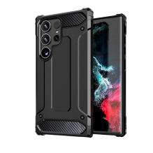 Hibridinis šarvuotas dėklas, skirtas „Xiaomi Redmi Note 14 5G“ – juodas Hibridinis šarvuotas dėklas, skirtas „Xiaomi Redmi Note 14 5G“ – juodas