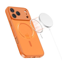 „Tech-Protect BasicMag MagSafe“ dėklas, skirtas „iPhone 17 Pro“ – oranžinis