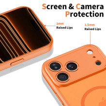 „Tech-Protect BasicMag MagSafe“ dėklas, skirtas „iPhone 17 Pro“ – oranžinis