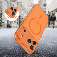 „Tech-Protect BasicMag MagSafe“ dėklas, skirtas „iPhone 17 Pro“ – oranžinis