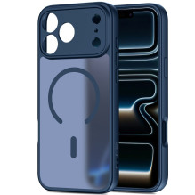 „Tech-Protect BasicMag MagSafe“ dėklas, skirtas „iPhone 17 Pro Max“ – tamsiai mėlynas