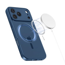 „Tech-Protect BasicMag MagSafe“ dėklas, skirtas „iPhone 17 Pro Max“ – tamsiai mėlynas