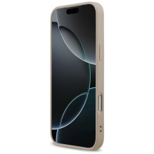 „Guess 4G“ spausdintų juostelių „MagSafe“ dėklas, skirtas „iPhone 17 Pro Max“ – rožinis