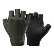 Rockbros Breathable Short Finger Cycling Gloves Size: M - Green