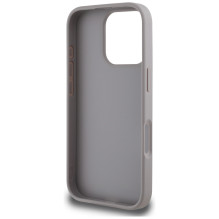 Guess Grained Roses Big 4G Logo iPhone 16 Pro Case - Purple
