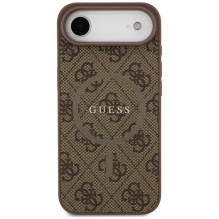 „Guess 4G Ring Classic Logo MagSafe“ dėklas, skirtas „iPhone 17 Air“ – rudas