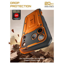 „Supcase Unicorn Beetle Pro“ dėklas, skirtas „iPhone 17 Pro Max“ – oranžinis