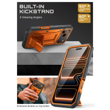 „Supcase Unicorn Beetle Pro“ dėklas, skirtas „iPhone 17 Pro Max“ – oranžinis