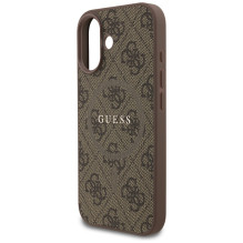 „Guess 4G Ring Classic Logo MagSafe“ dėklas, skirtas iPhone 17 – rudas