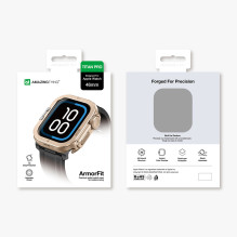 „AmazingThing Titan Pro“ metalinis dėklas, skirtas „Apple Watch 11“ (46 mm), aliuminis – auksinis