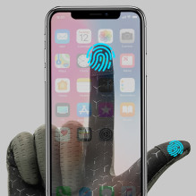 „Rockbros“ kvėpuojančios pirštinės dviračių sportui, Dydis: M – žalios