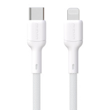 Dudao L9X 30W USB-C - Lightning Cable 1m - White