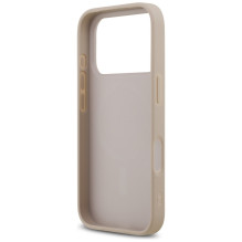 „Guess 4G Ring Classic Logo MagSafe“ dėklas, skirtas „iPhone 17 Pro“ – rožinis