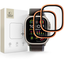 „Tech-Protect“ 2 grūdinto stiklo pakuotė, skirta „Apple Watch Ultra 49mm“ – oranžinė „Tech-Protect“ 2 grūdinto stiklo pakuotė, skirta „Apple Watch Ultra 49mm“ – oranžinė