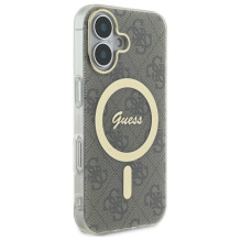 „Guess IML 4G MagSafe“ dėklas, skirtas „iPhone 16 Plus“ – rudas