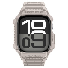 „Spigen Rugged Armor Pro“ dirželis, skirtas „Apple Watch 42 mm“ – smėlio spalvos „Spigen Rugged Armor Pro“ dirželis, skirtas „Apple Watch 42 mm“ – smėlio spalvos