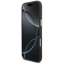 „Guess 4G Big 4G Classic Logo“ dėklas, skirtas „iPhone 17 Air“ – rudas ir sidabrinis