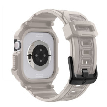 „Spigen Rugged Armor Pro“ dirželis, skirtas „Apple Watch 42 mm“ – smėlio spalvos „Spigen Rugged Armor Pro“ dirželis, skirtas „Apple Watch 42 mm“ – smėlio spalvos