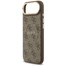 „Guess 4G PU Classic Logo MagSafe“ dėklas, skirtas „iPhone 17 Air“ – rudas